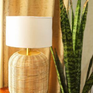 Bamboo Cane Table Lamp